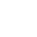 White icon of a staircase with three steps and a small landing.